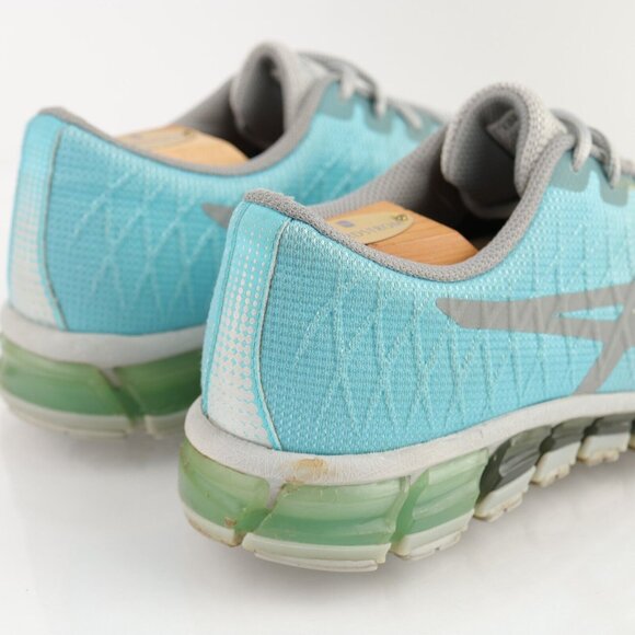 Asics Womens Gel Quantum Running Shoe Size 9 Blue Silver Gray Sneaker Trainer - Picture 4 of 12